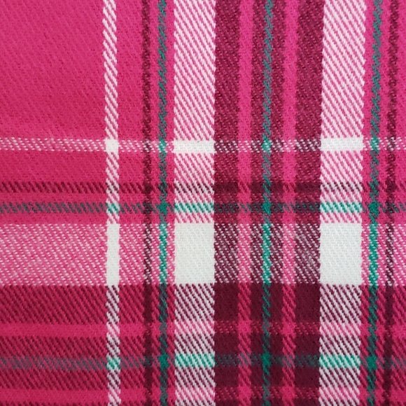 Pink white and green wrap/blanket scarf - Picture 3 of 4